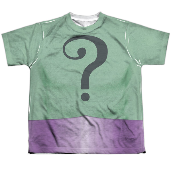 Batman Classic Tv - Riddler Uniform Youth Short Sleeve 100% Poly