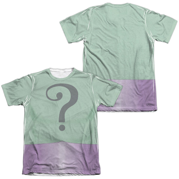 Batman Classic Tv - Riddler Uniform (Front - Back Print) Adult Regular Fit Short Sleeve 65 - 35 Poly - Cotton