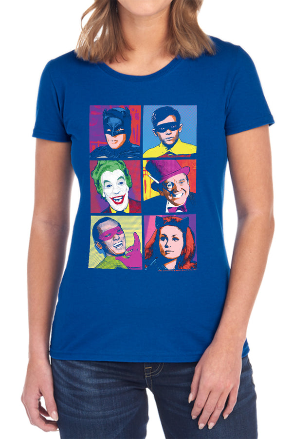 Batman Classic Tv - Pop Cast Women's Short Sleeve