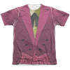Batman Classic Tv - Joker Uniform Adult Regular Fit Short Sleeve 65 - 35 Poly - Cotton