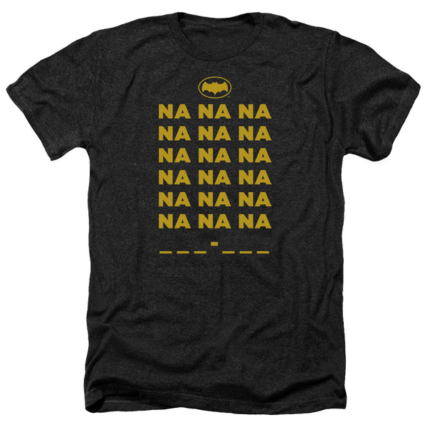 Batman Classic Tv - Na Na Na Adult Regular Fit Heather Short Sleeve