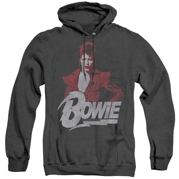 David Bowie - Diamond David Adult Heather Hoodie
