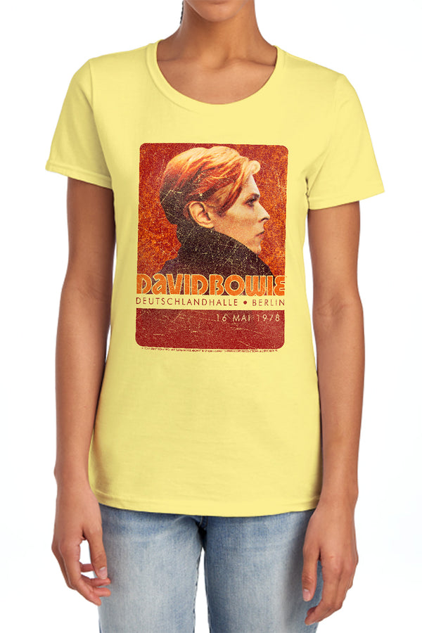 David Bowie - Stage Tour Berlin 78 Women's Short Sleeve