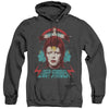 David Bowie - Ziggy Heads Adult Heather Hoodie