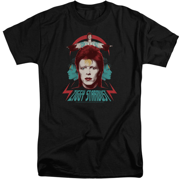 David Bowie - Ziggy Heads Adult Tall Fit Short Sleeve