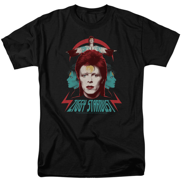 David Bowie - Ziggy Heads Adult Regular Fit Short Sleeve