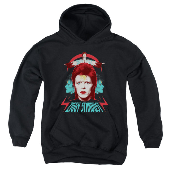 David Bowie - Ziggy Heads Youth Hooded Sweatshirt