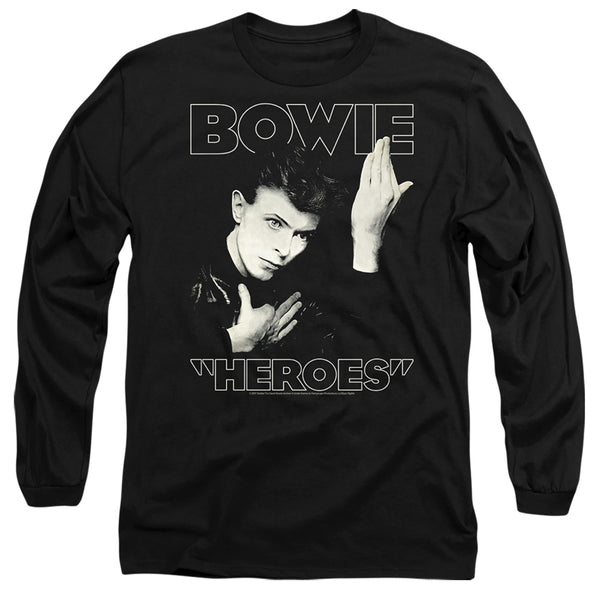 David Bowie - Heroes Cover Adult Long Sleeve