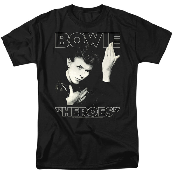 David Bowie - Heroes Cover Adult Regular Fit Short Sleeve
