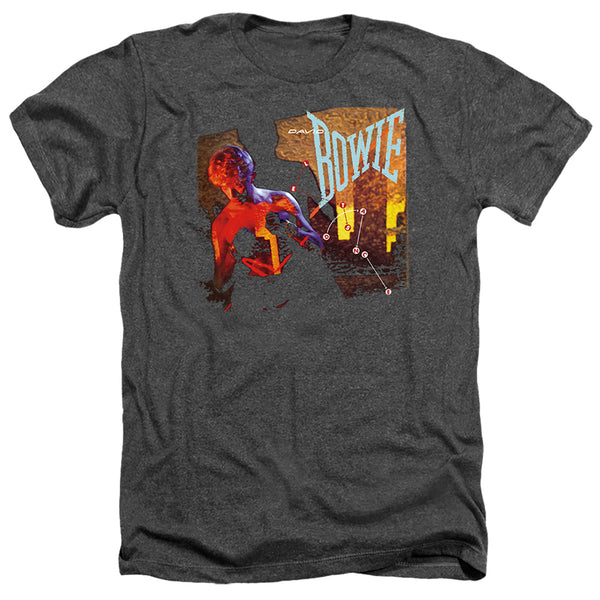 David Bowie - Lets Dance Adult Regular Fit Heather Short Sleeve