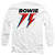 David Bowie - Bowie 75 Logo Adult Long Sleeve