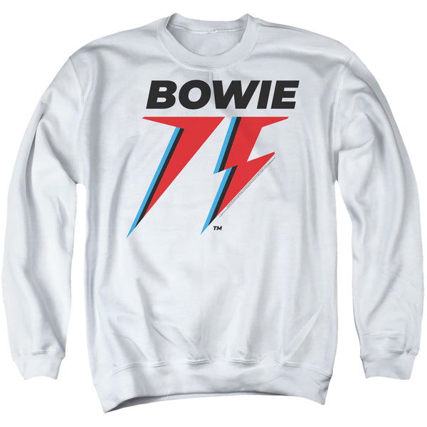David Bowie - Bowie 75 Logo Adult Crewneck Sweatshirt