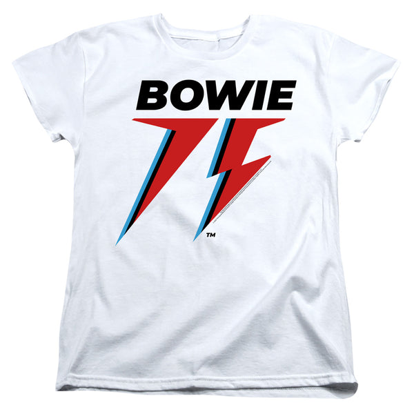 David Bowie - Bowie 75 Logo Women's Short Sleeve