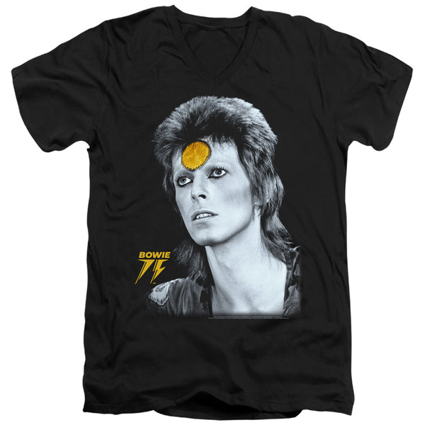 David Bowie - Golden Bowie Adult Slim Fit V Neck Cotton