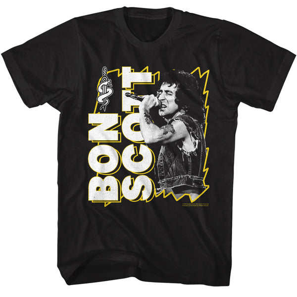 Lightning Frame - Bon Scott T-Shirt