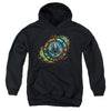 Battlestar Galactica (New) - Emblem Knock Out Youth Hooded Sweatshirt