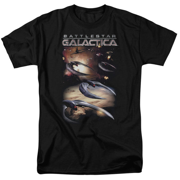 Battlestar Galactica (New) - When Cylons Attack Adult Regular Fit Short Sleeve