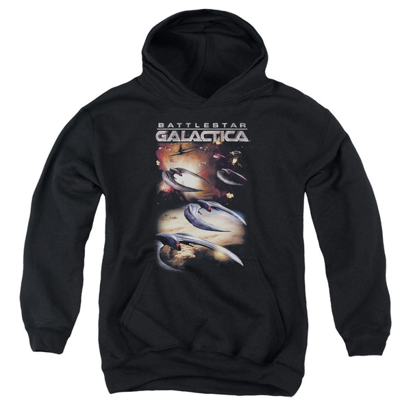 Battlestar Galactica (New) - When Cylons Attack Youth Hooded Sweatshirt