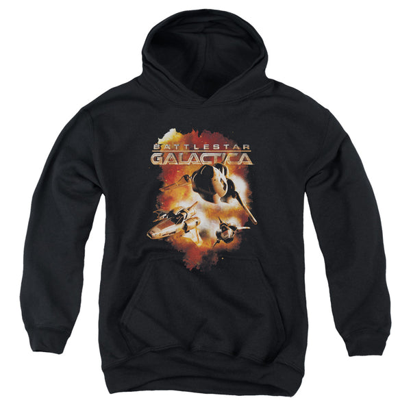 Battlestar Galactica (New) - Vipers Stretch Youth Hooded Sweatshirt