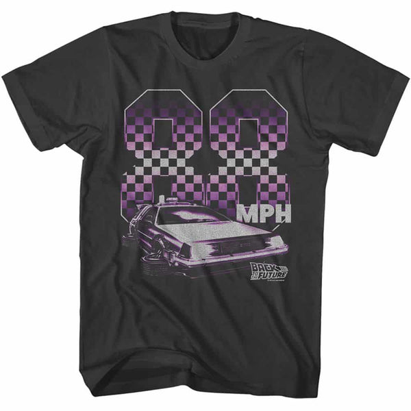 Back To The Future-Back To The Future 88 Checkers- S/S Tshirt