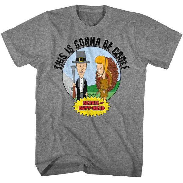 Beavis And Butthead Thanksgiving- S/S Tshirt