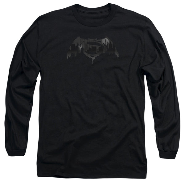 Batman V Superman - Cityscape Logo Adult Long Sleeve