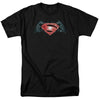 Batman V Superman - Industrial Logo Adult Regular Fit Short Sleeve