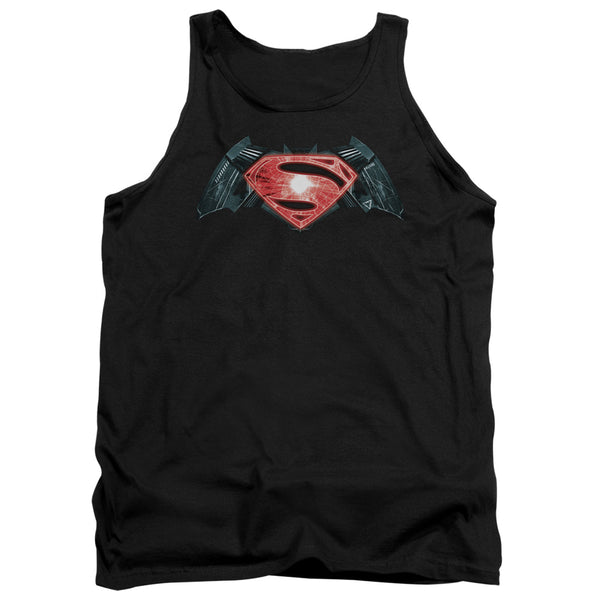 Batman V Superman - Industrial Logo Adult Tank Top