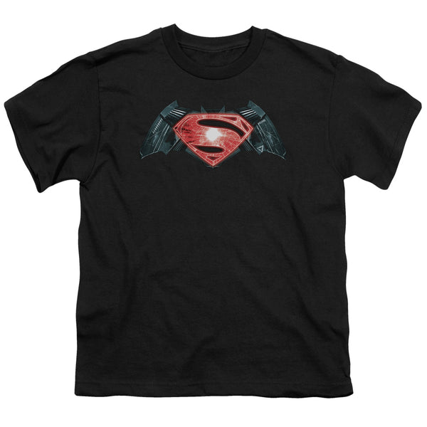 Batman V Superman - Industrial Logo Youth Short Sleeve