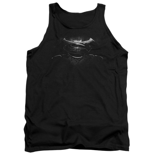 Batman V Superman - Bw Logo Adult Tank Top