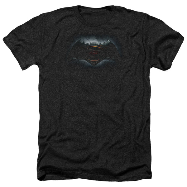 Batman V Superman - Logo Adult Regular Fit Heather Short Sleeve