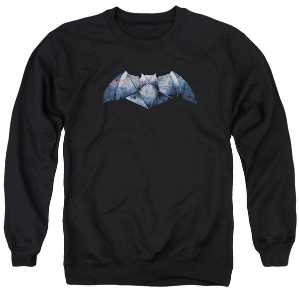 Batman V Superman - Plated Bat Logo Adult Crewneck Sweatshirt