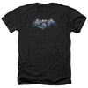 Batman V Superman - Plated Bat Logo Adult Regular Fit Heather Short Sleeve