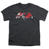 Batman V Superman - Armor Splatter Logo Youth Short Sleeve