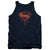 Batman V Superman - Tech Super Logo Adult Tank Top