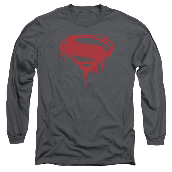 Batman V Superman - Splattered Adult Long Sleeve