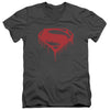 Batman V Superman - Splattered Adult Slim Fit V Neck Cotton