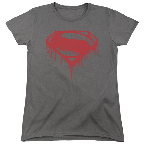 Batman V Superman - Splattered Women's Short Sleeve