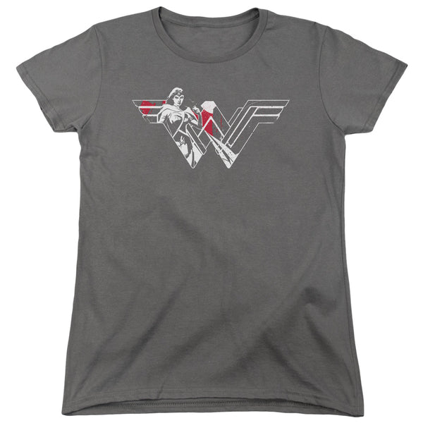 Batman V Superman - Wonder Splatter Logo Women's Short Sleeve