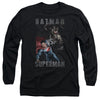 Batman Vs Superman - Hero Split Adult Long Sleeve