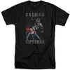 Batman Vs Superman - Hero Split Adult Tall Fit Short Sleeve
