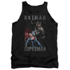 Batman Vs Superman - Hero Split Adult Tank Top