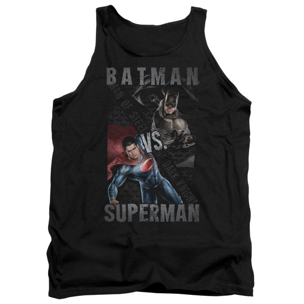Batman Vs Superman - Hero Split Adult Tank Top