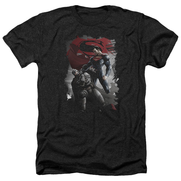Batman Vs Superman - Choke Adult Regular Fit Heather Short Sleeve