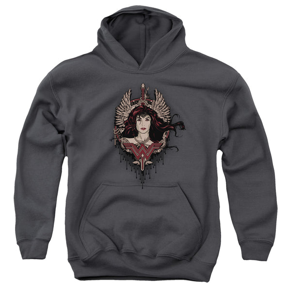 Batman V Superman - Winged Goddess Youth Hooded Sweatshirt