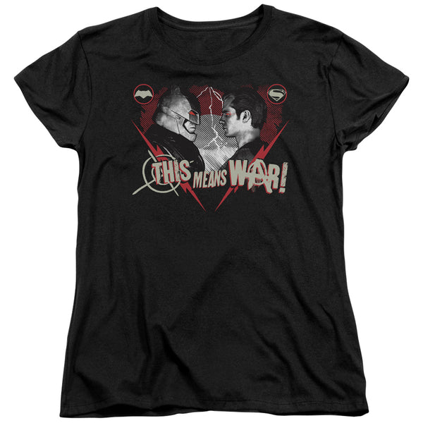Batman V Superman - This Means War Women's Short Sleeve