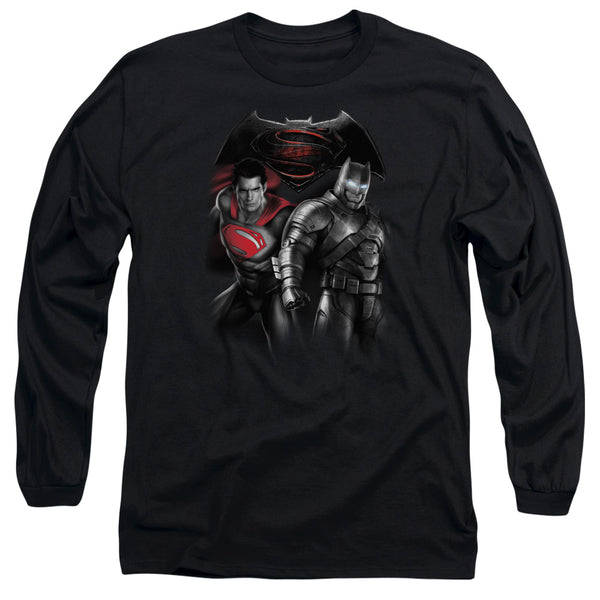 Batman V Superman - Stand Off Adult Long Sleeve