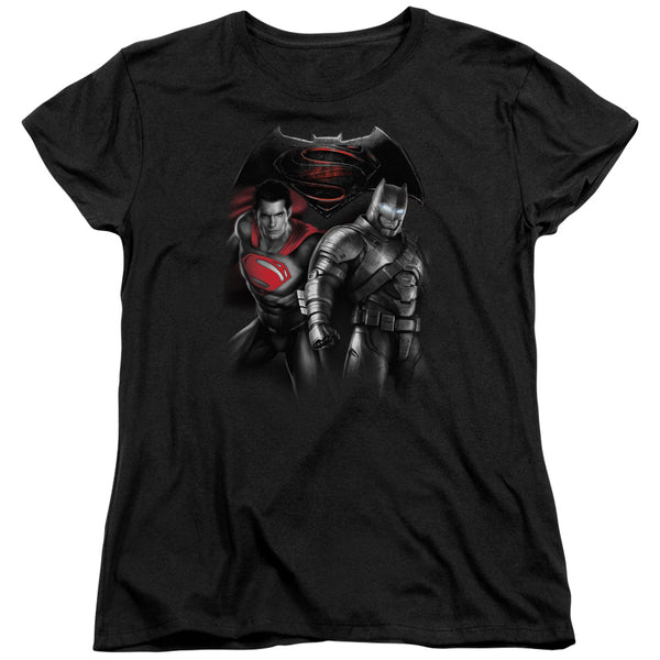 Batman V Superman - Stand Off Women's Short Sleeve