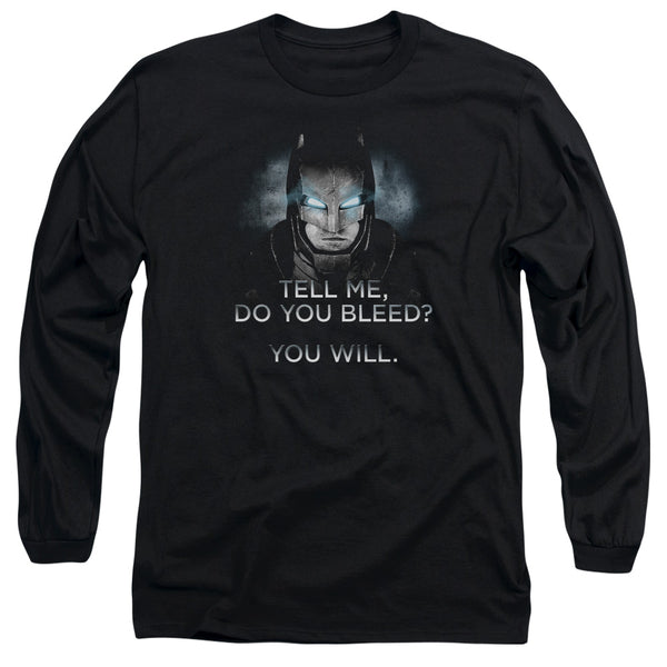Batman V Superman - Do You Bleed Adult Long Sleeve