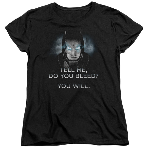 Batman V Superman - Do You Bleed Women's Short Sleeve